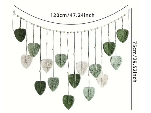 Botanical Leaves Wall Hanging - Bag-IN-Decor