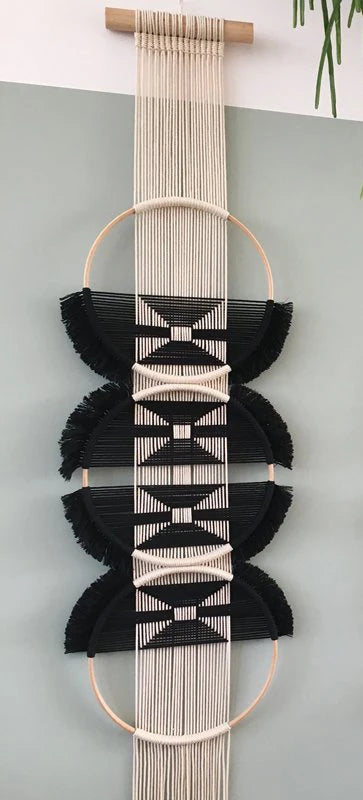 Hand Woven Wooden Wall Hanging Bag-IN-Decor