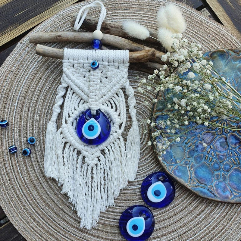 Handmade Evil Eye Wall Hanging - Bag-IN-Decor