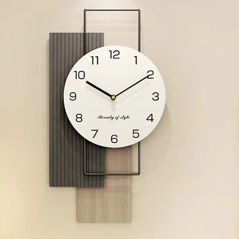 Silent Living Creative Wall Clock Bag-IN-Decor