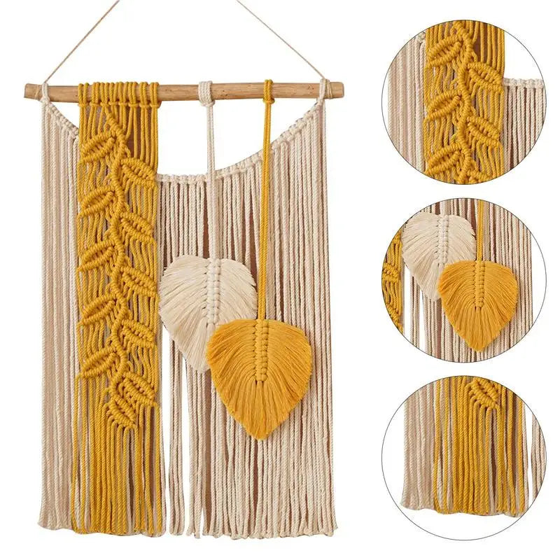 Macramé Woven Wall Hanging - Bag-IN-Decor