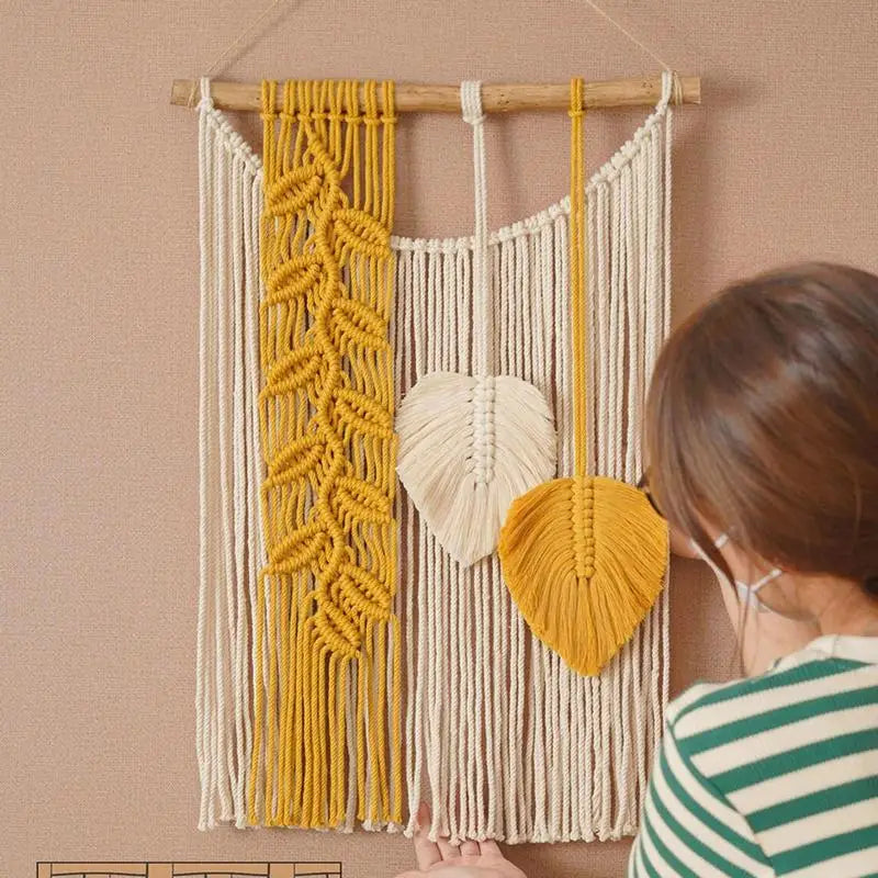 Macramé Woven Wall Hanging - Bag-IN-Decor