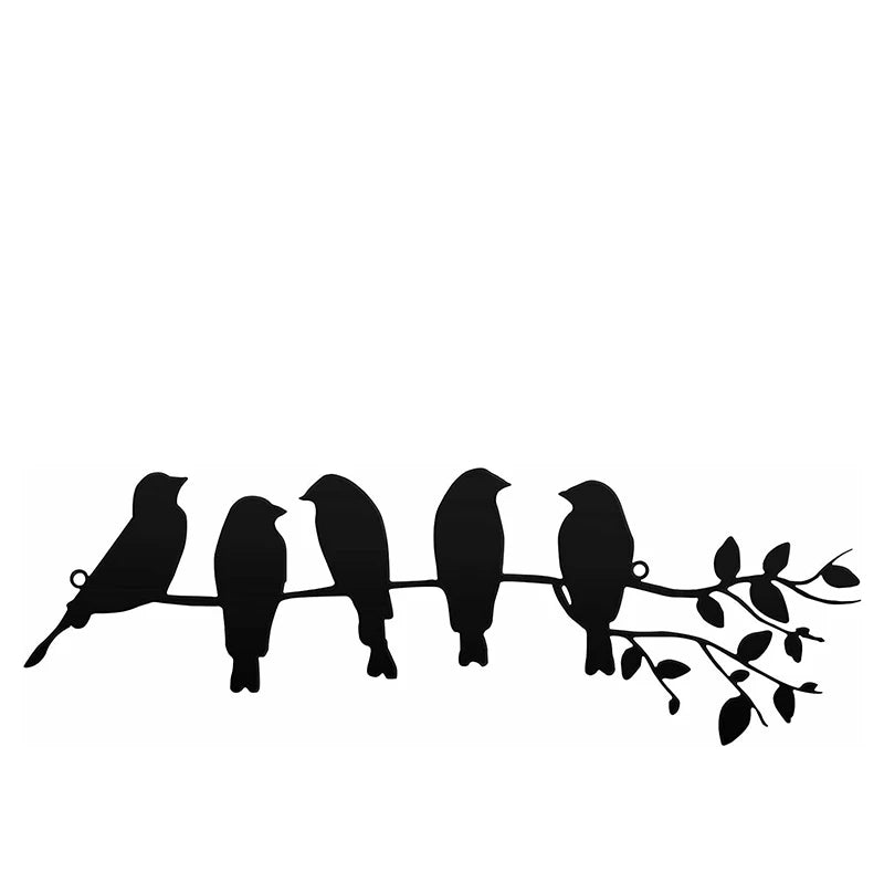 Birds Metal Wall Sticker - Bag-IN-Decor