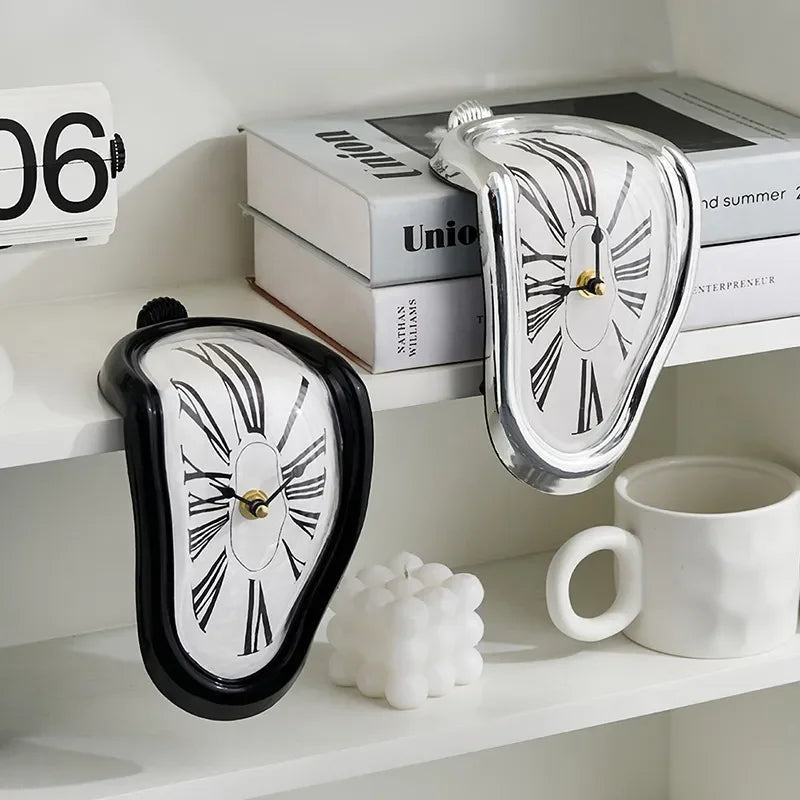Surreal Melting Clock Wall Decor