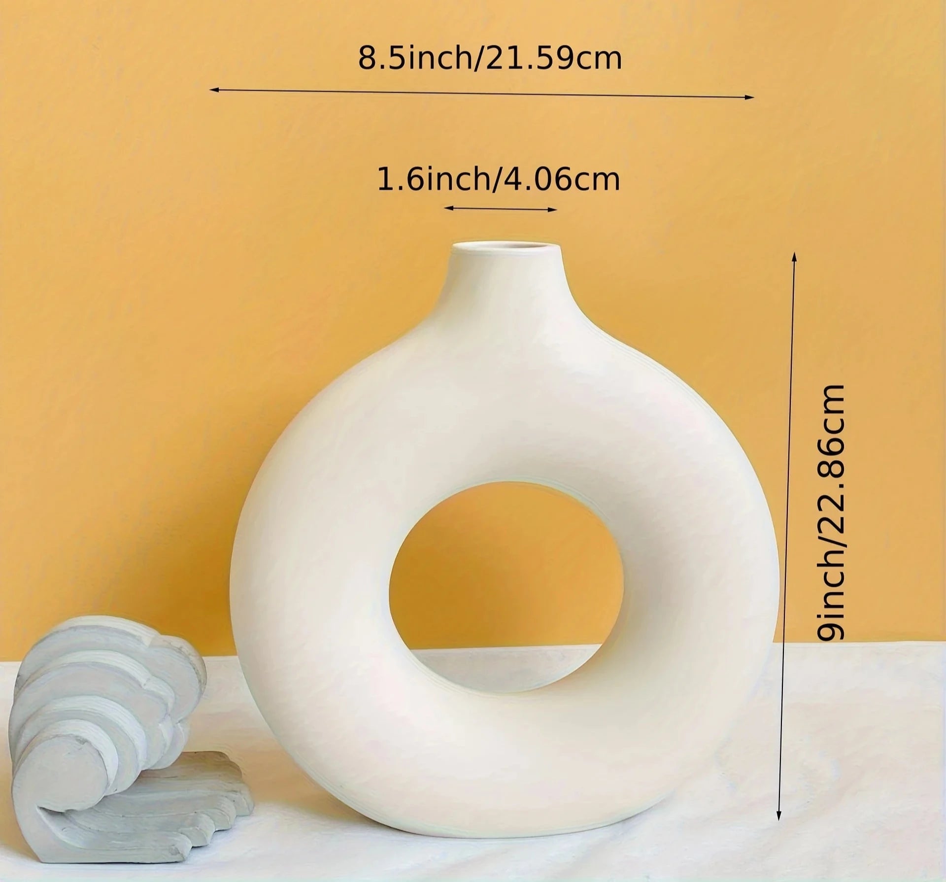 Minimalist Nordic Donut Design Vase Bag-IN-Decor