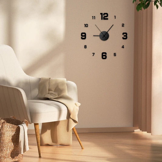 Creative Frameless Wall Clock Bag-IN-Decor