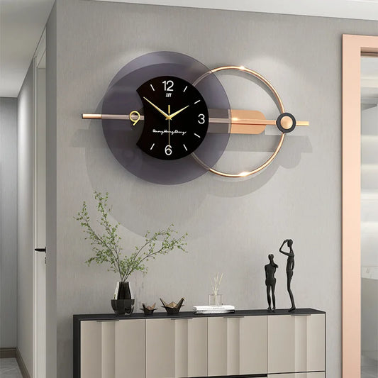 Double-Layer Hanging Wall Clock Bag-IN-Decor