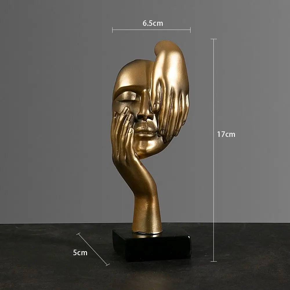 Face Character Abstract Sculpture - Bag-IN-Decor