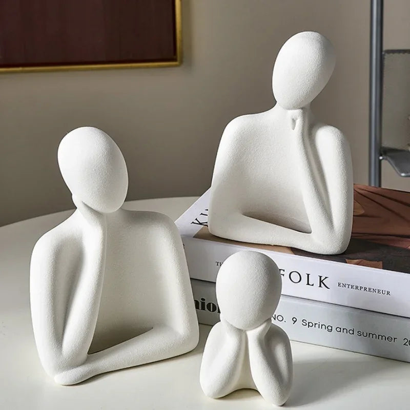 Abstract Human Thinker Silicone Mold