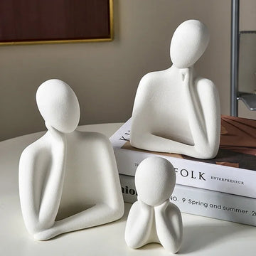 Abstract Human Thinker Silicone Mold