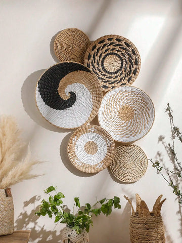 Hand Woven Basket Wall Decor Bag-IN-Decor