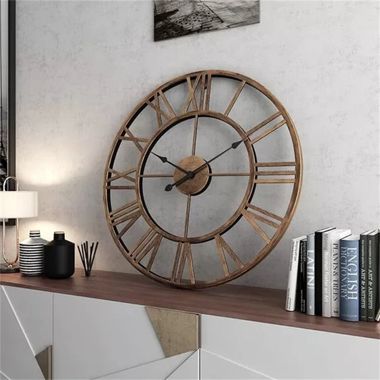 Roman Numeral Retro Wall Clock - Bag-IN-Decor