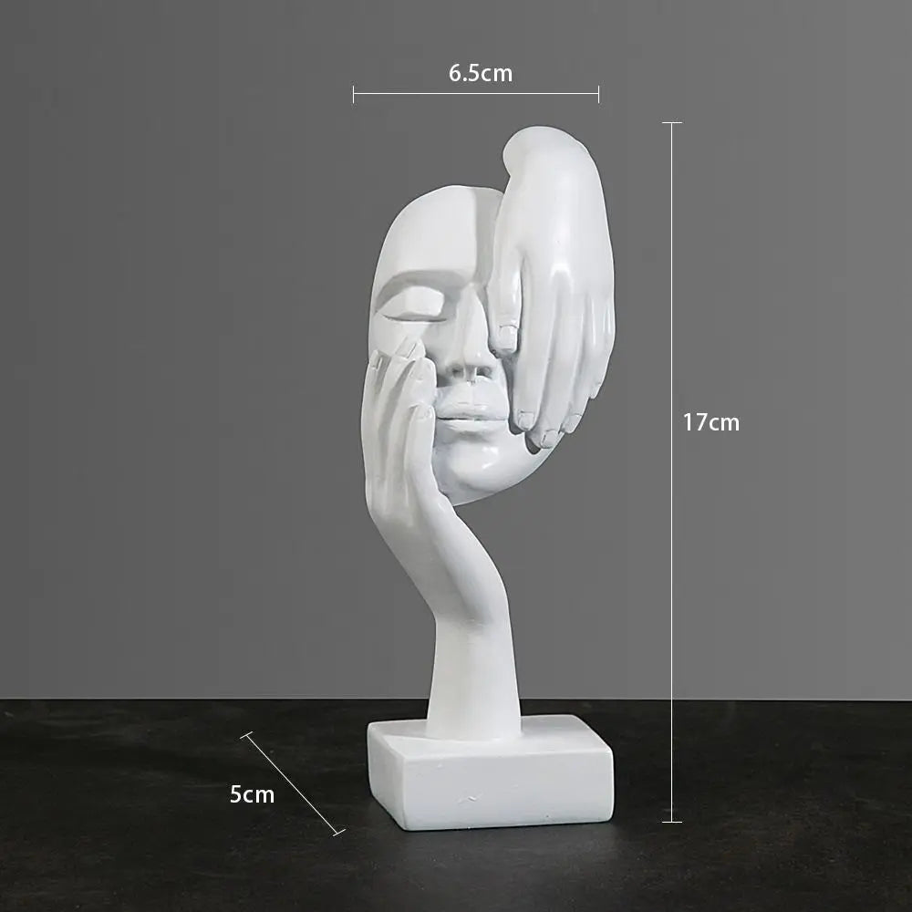 Face Character Abstract Sculpture - Bag-IN-Decor