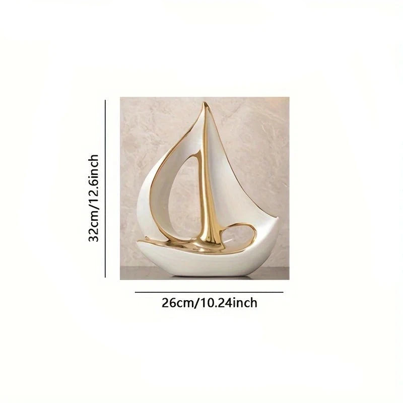 Luxury Sailboat Sculpture - Bag-IN-Decor