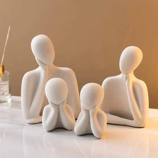 Abstract Human Thinker Silicone Mold