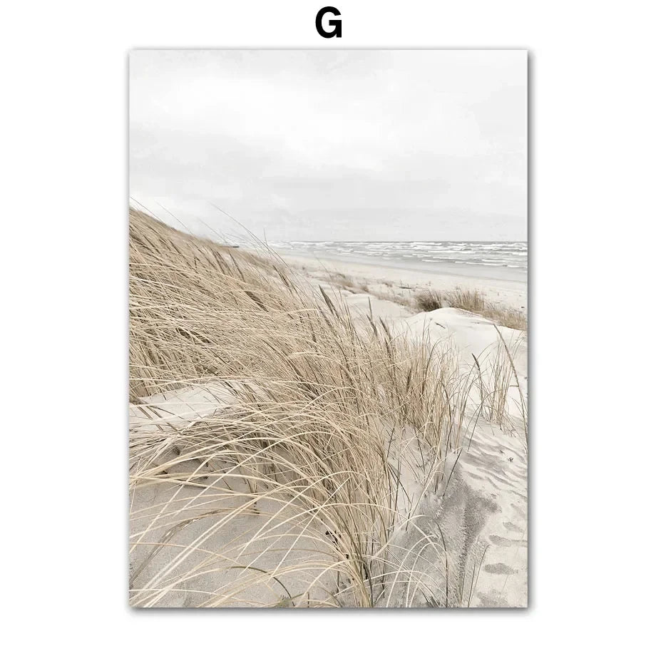 Tropical Sandy Beach Wall Pictures Bag-IN-Decor