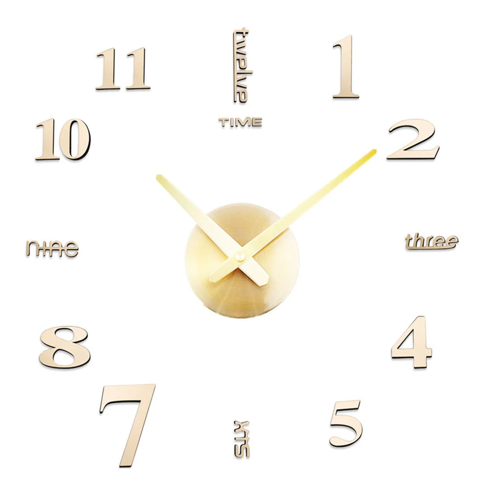 Modern Design 3D Wall Clock Bag-IN-Decor