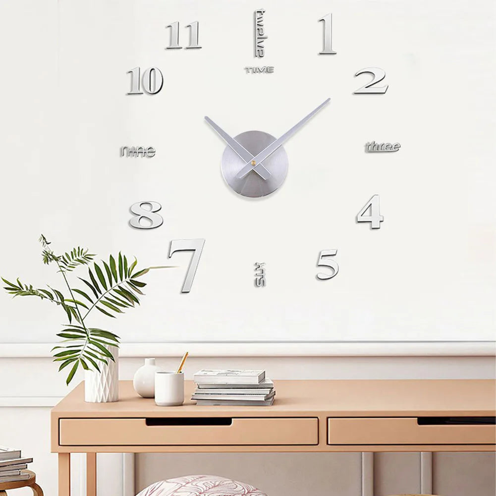 Modern Design 3D Wall Clock Bag-IN-Decor