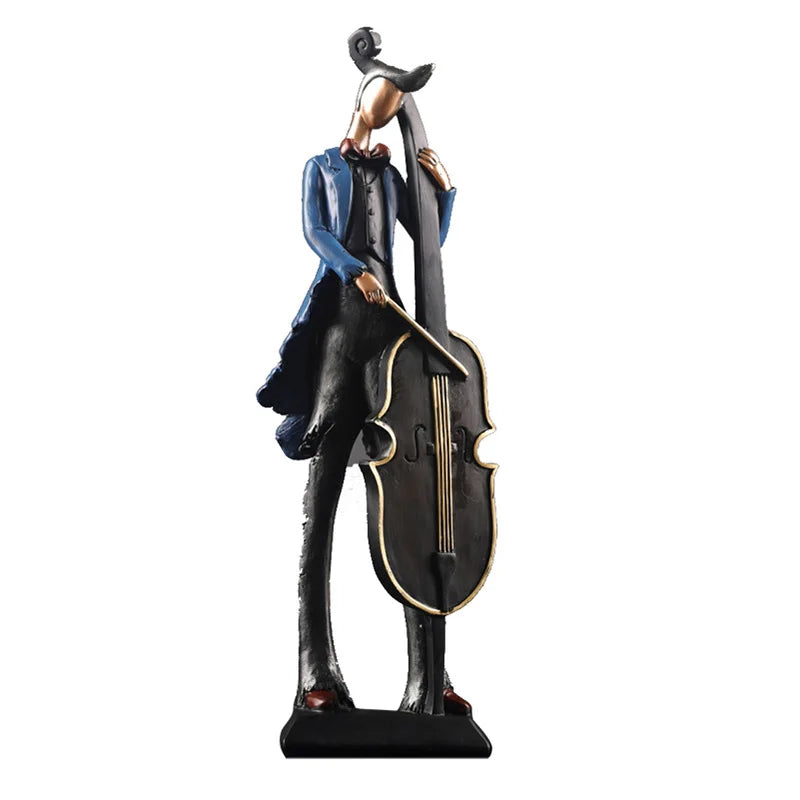 Musical Instrument Figurines Sculpture - Bag-IN-Decor