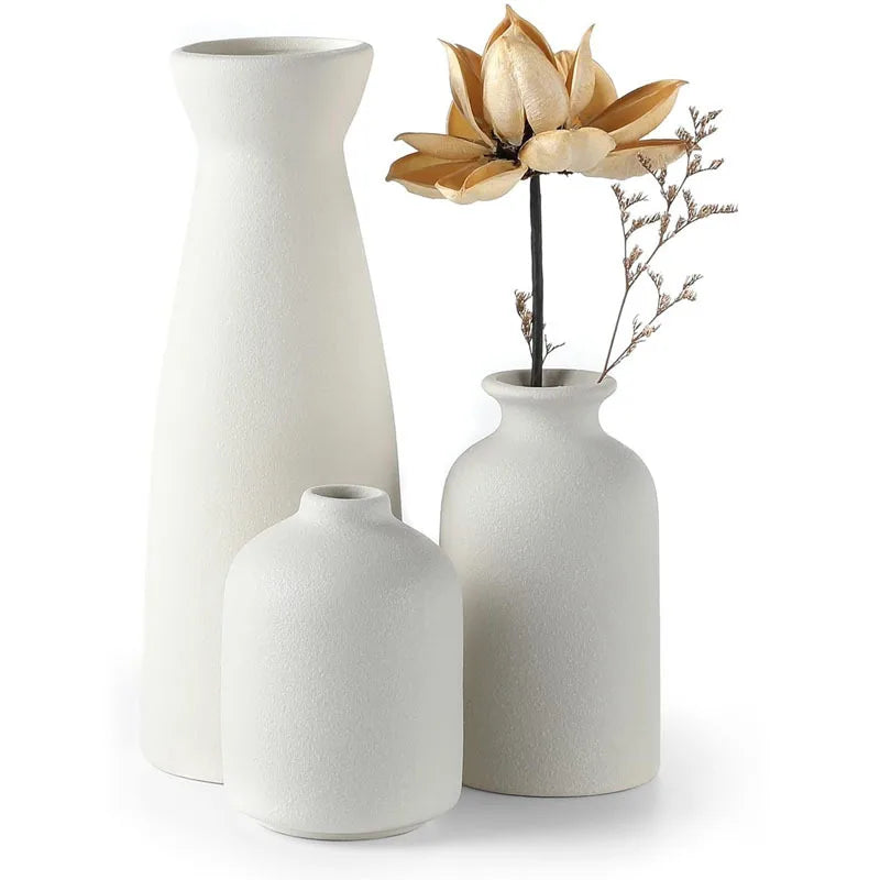 Modern Ceramic Flower Vase Bag-IN-Decor