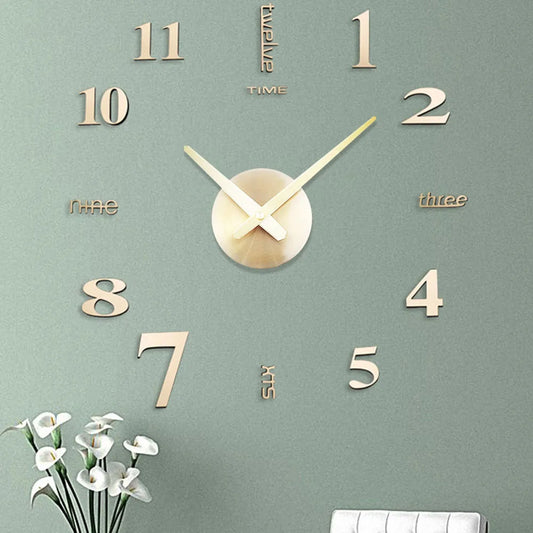 Modern Design 3D Wall Clock Bag-IN-Decor