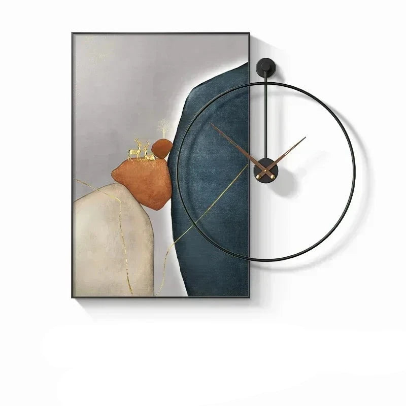 Modern Design Creative Wall Clock Bag-IN-Decor