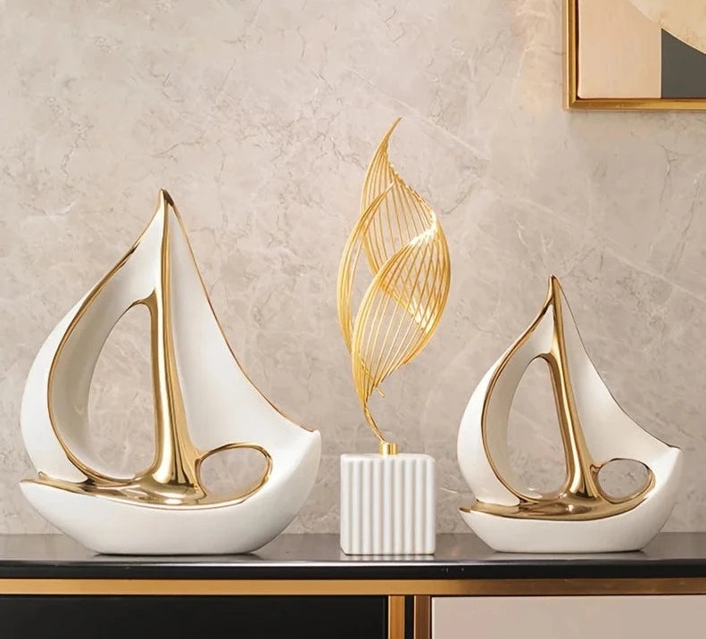 Luxury Sailboat Sculpture - Bag-IN-Decor