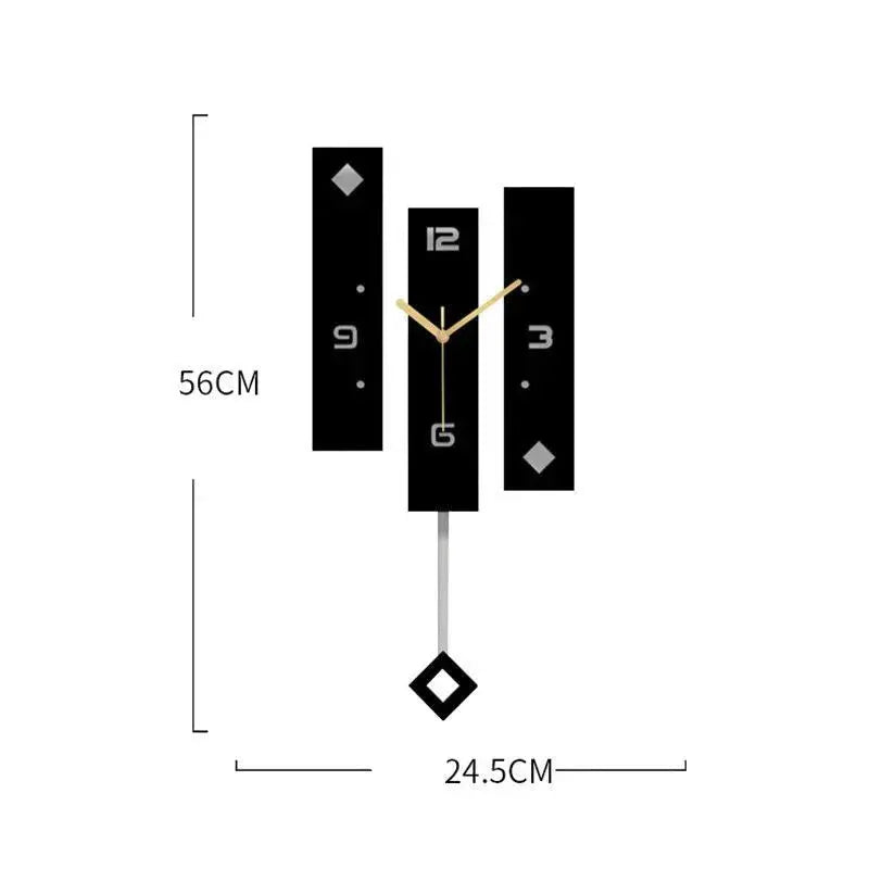 Nordic Modern Large Pendulum Clock - Bag-IN-Decor