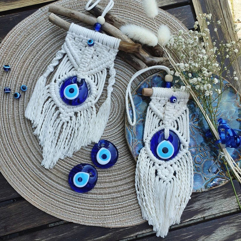 Handmade Evil Eye Wall Hanging - Bag-IN-Decor