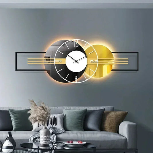 Luxury Mirror Face Wall Clock - Bag-IN-Decor