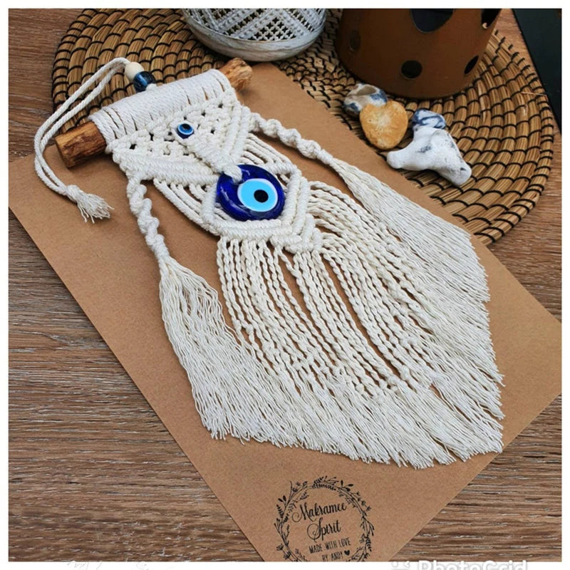 Handmade Evil Eye Wall Hanging - Bag-IN-Decor