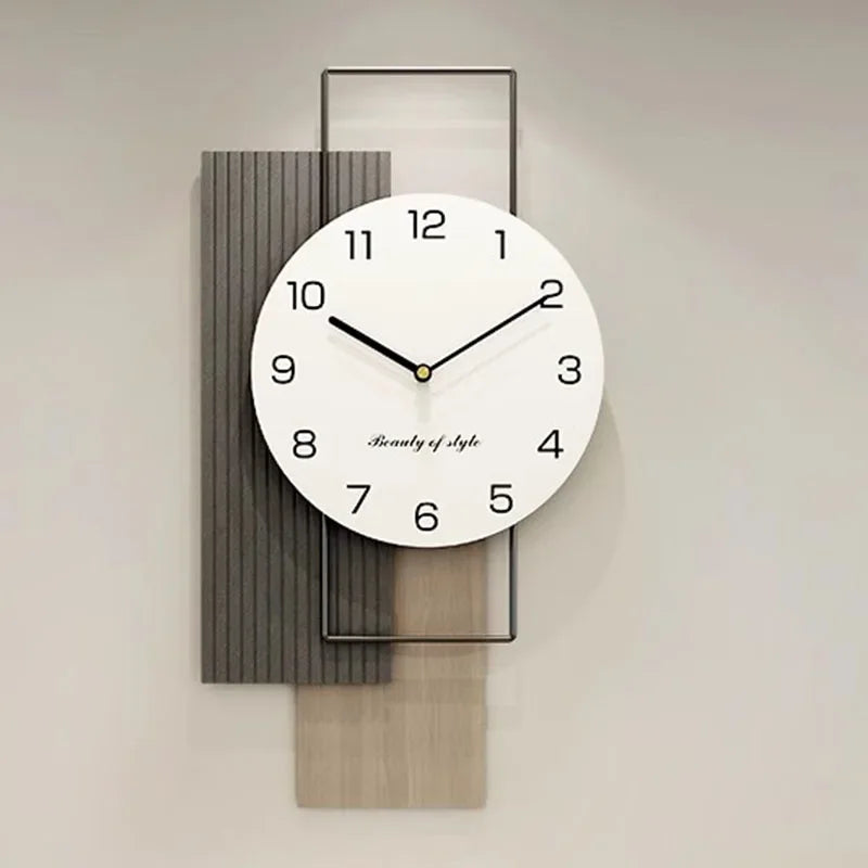 Silent Living Creative Wall Clock Bag-IN-Decor