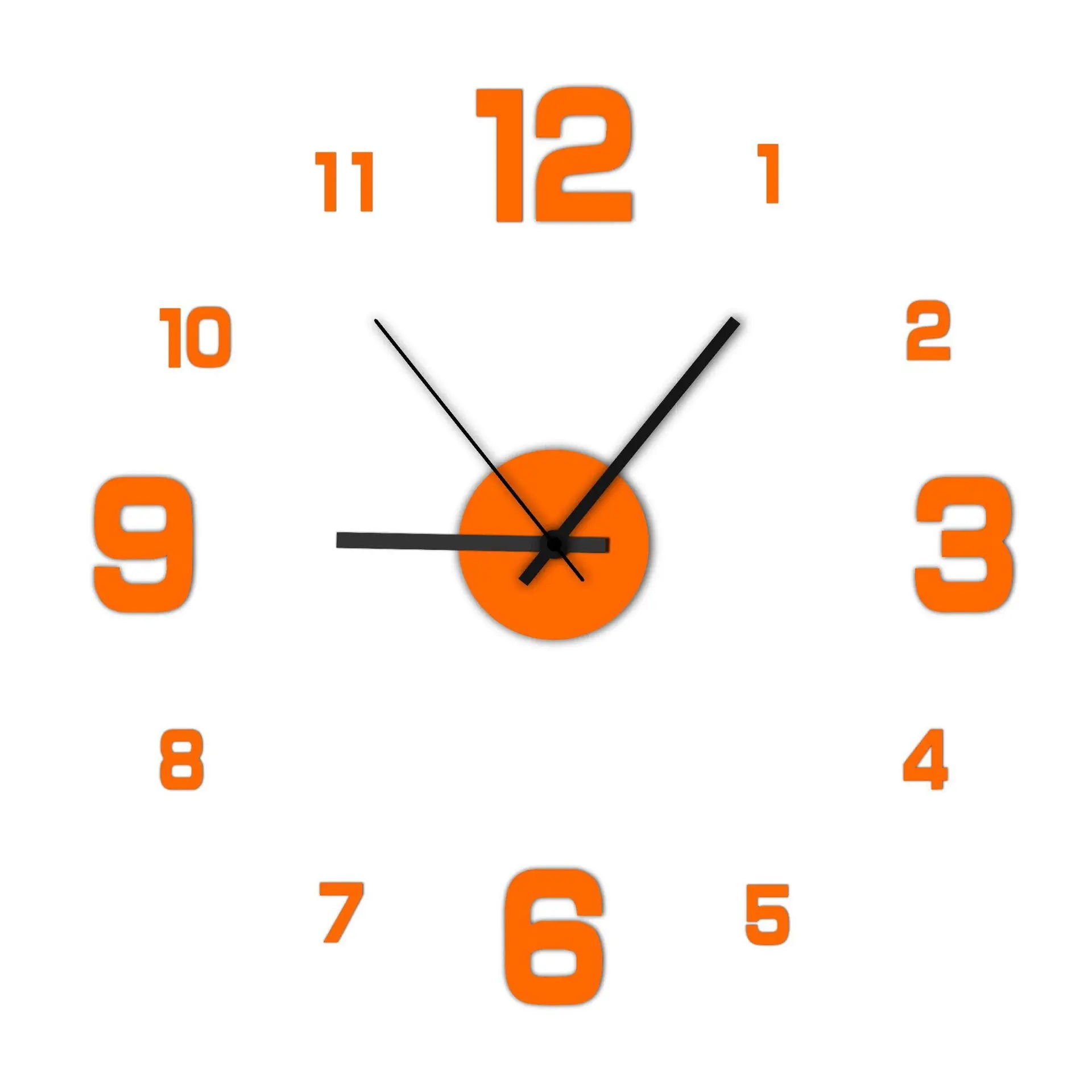 Creative Frameless Wall Clock Bag-IN-Decor