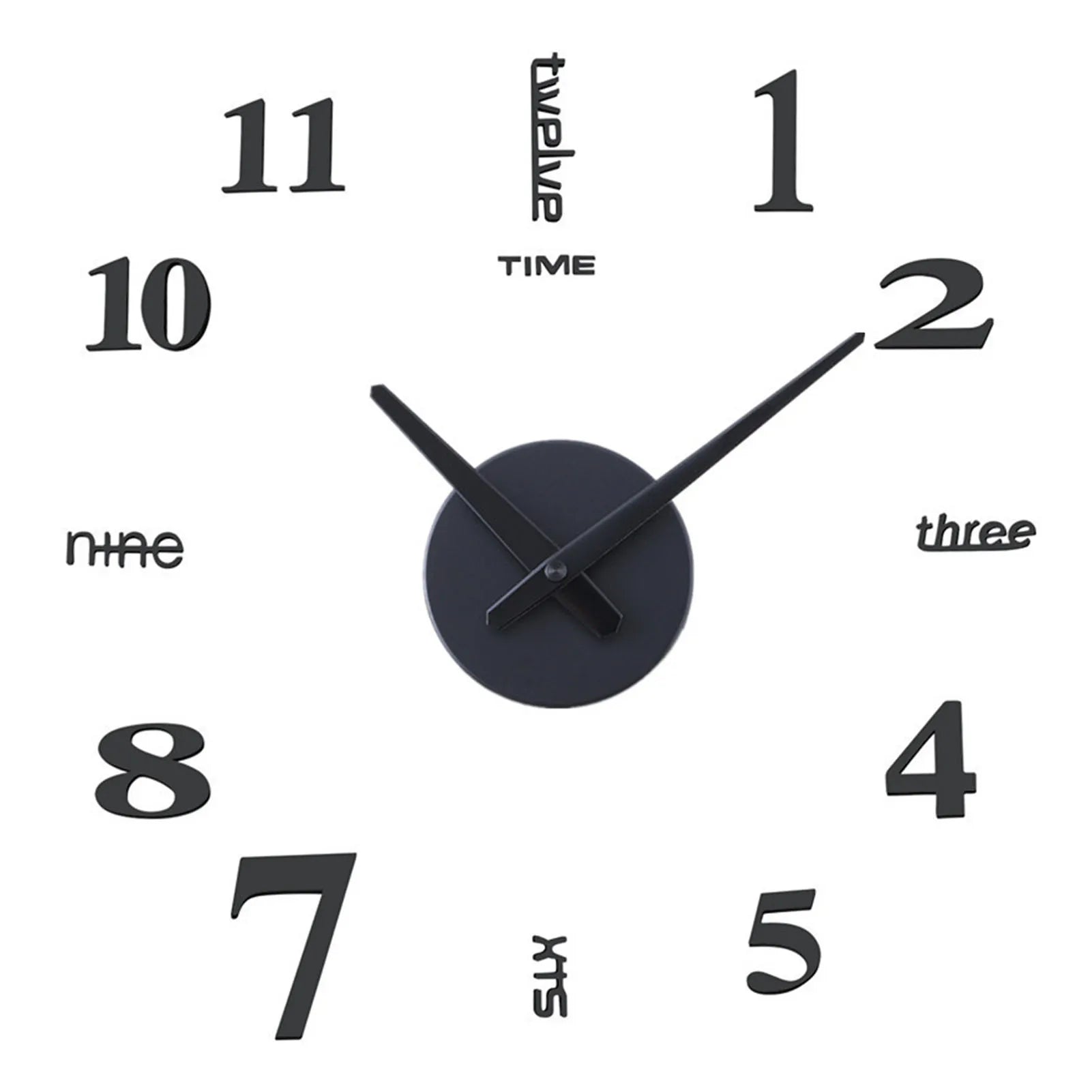 Modern Design 3D Wall Clock Bag-IN-Decor