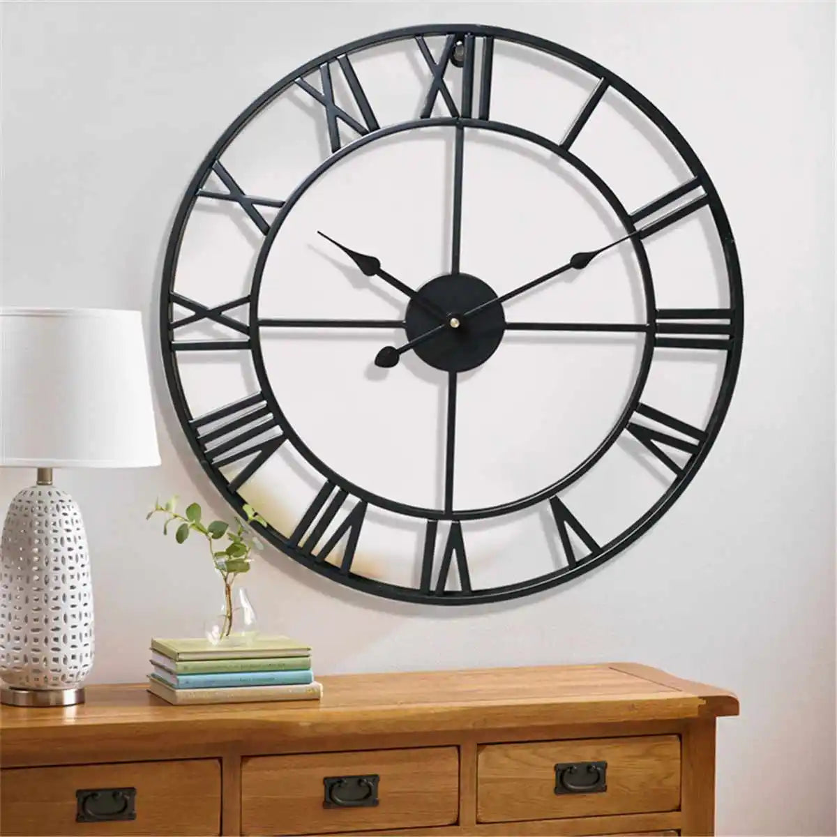 Roman Numeral Retro Wall Clock - Bag-IN-Decor