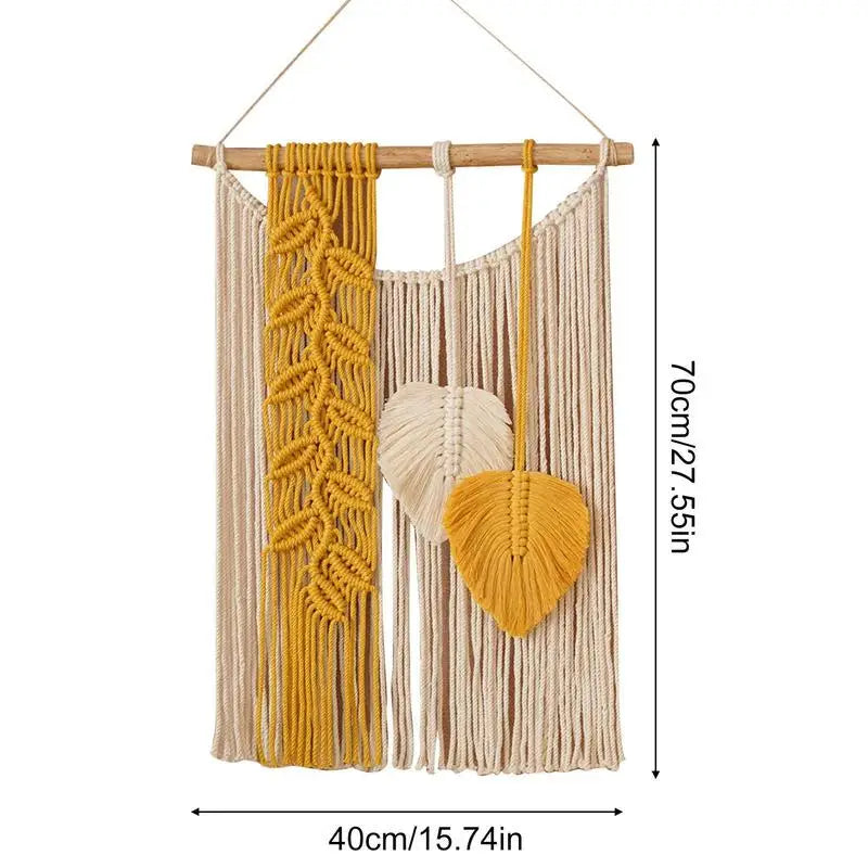 Macramé Woven Wall Hanging - Bag-IN-Decor