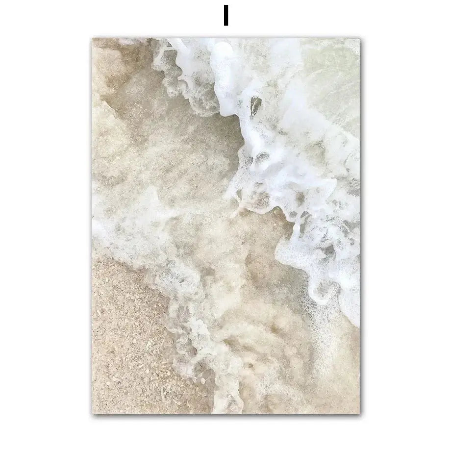 Tropical Sandy Beach Wall Pictures Bag-IN-Decor